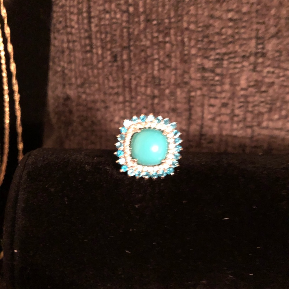 🔥💍SLEEPING BEAUTY TURQUOISE RING💍🔥 - Picture 3 of 3